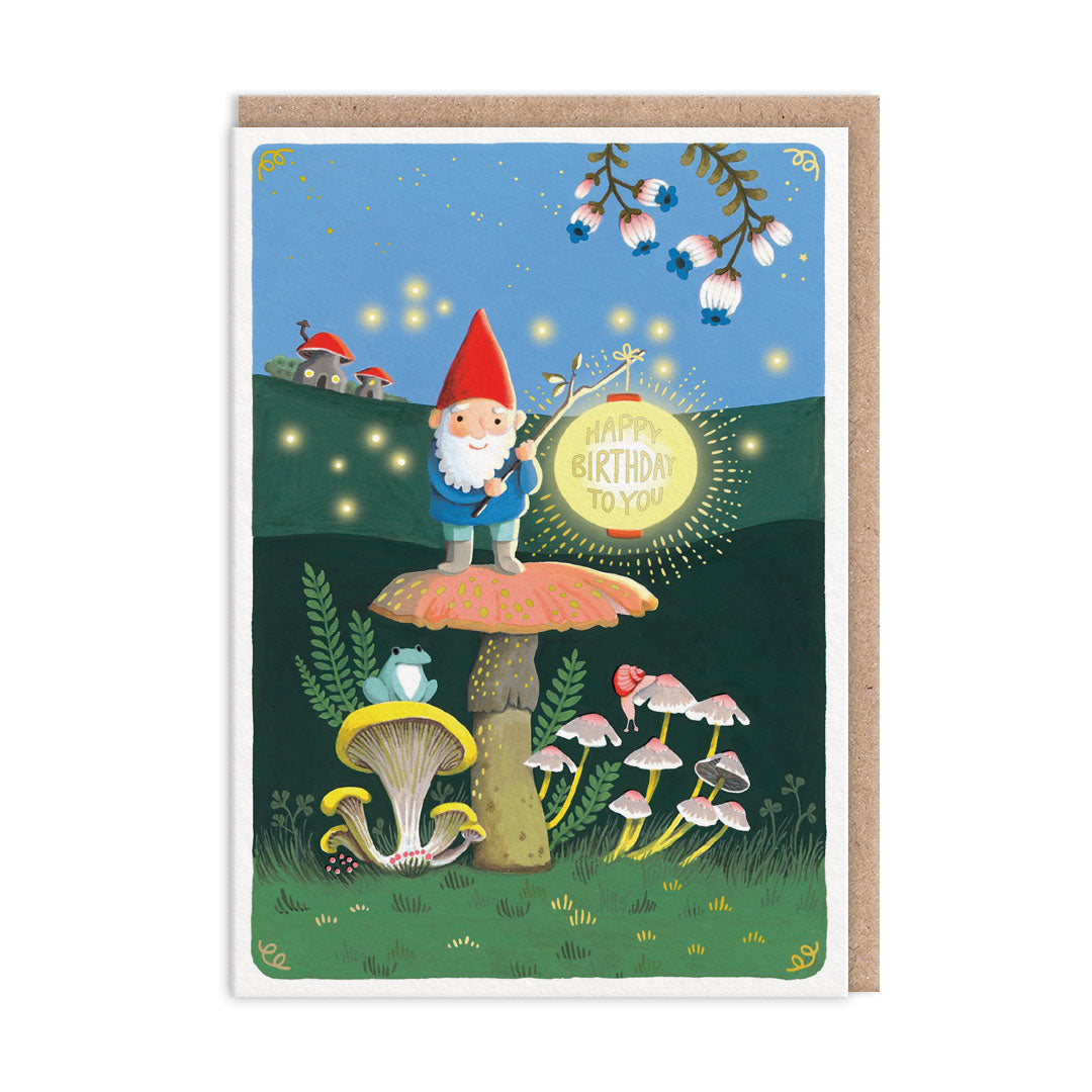 Gnome Birthday Card