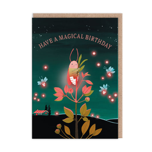 Firefly Birthday Card