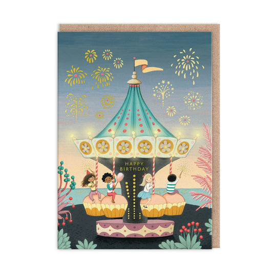 Carousel Greeting Card