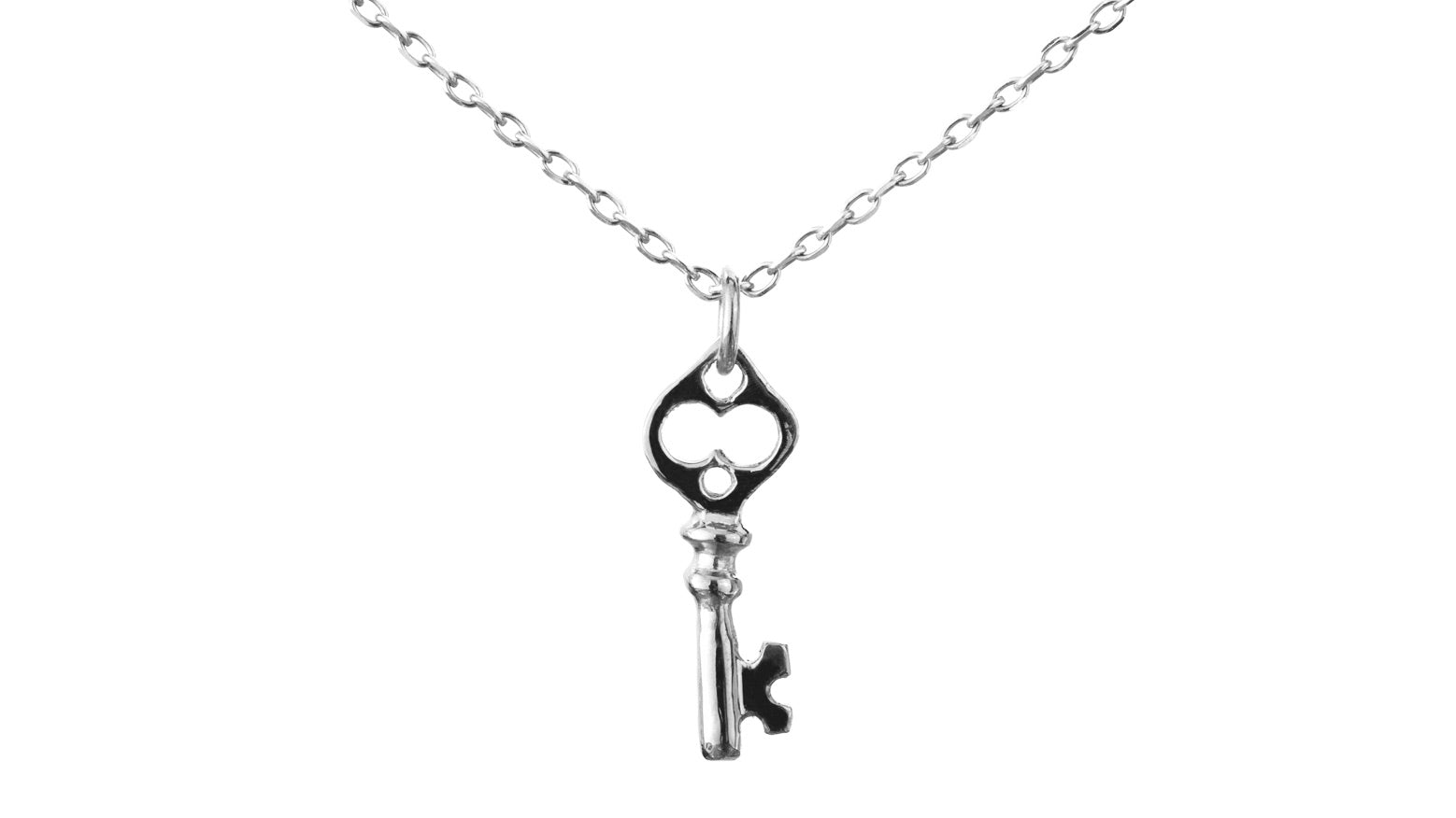 Silver on sale key pendant