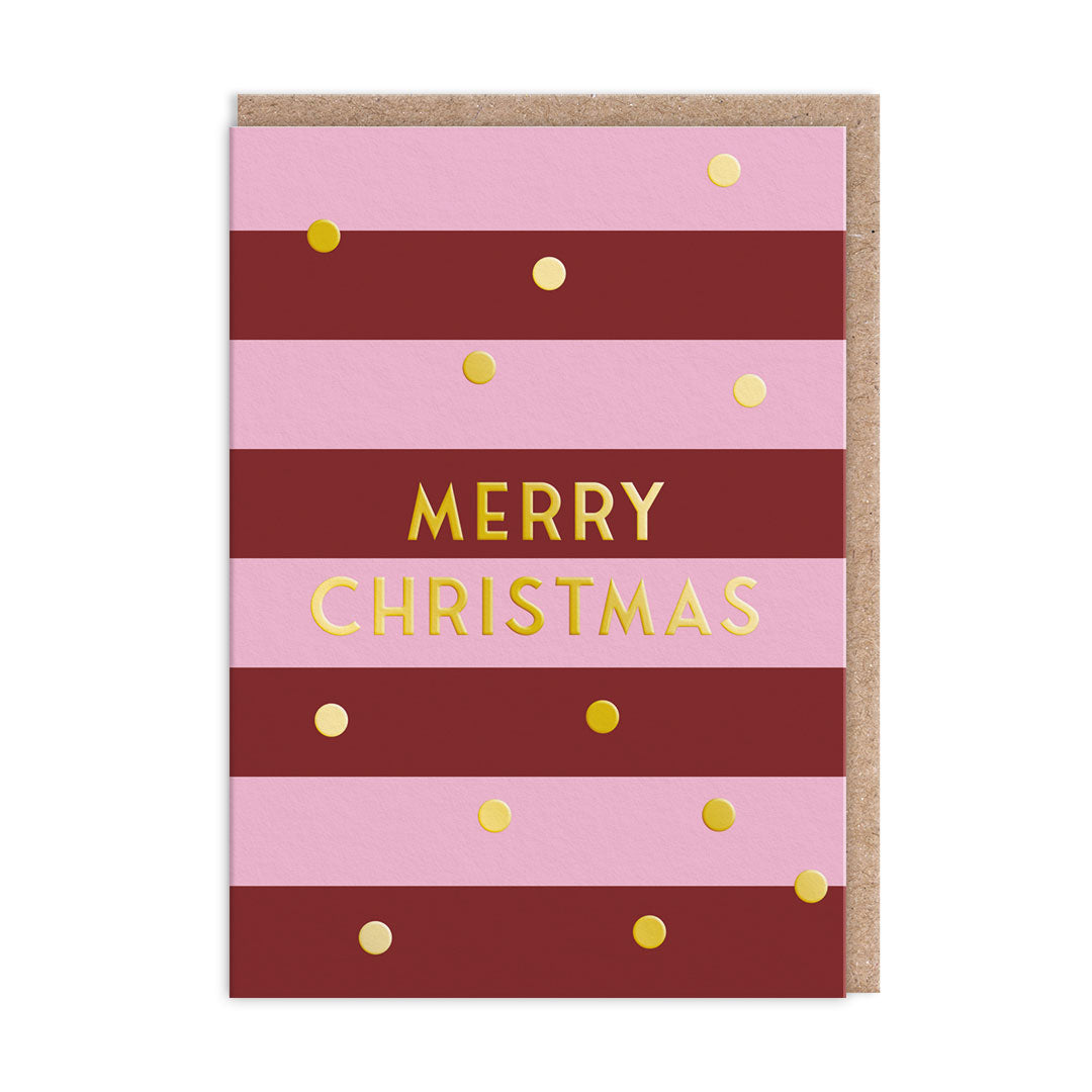 Stripe x3 Charity Christmas Cards (Pack of 9)