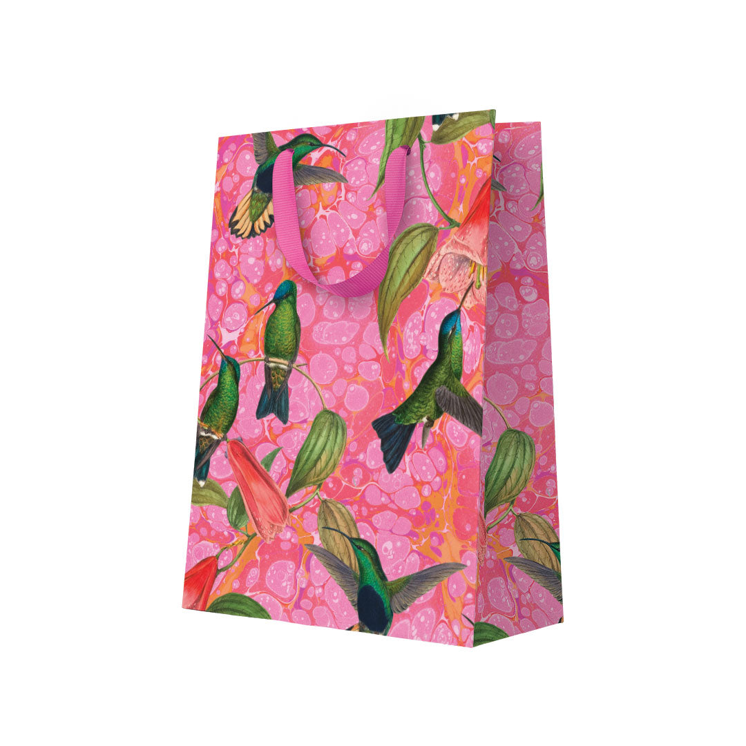 Ohh Deer Marble Hummingbird Large Gift Bag