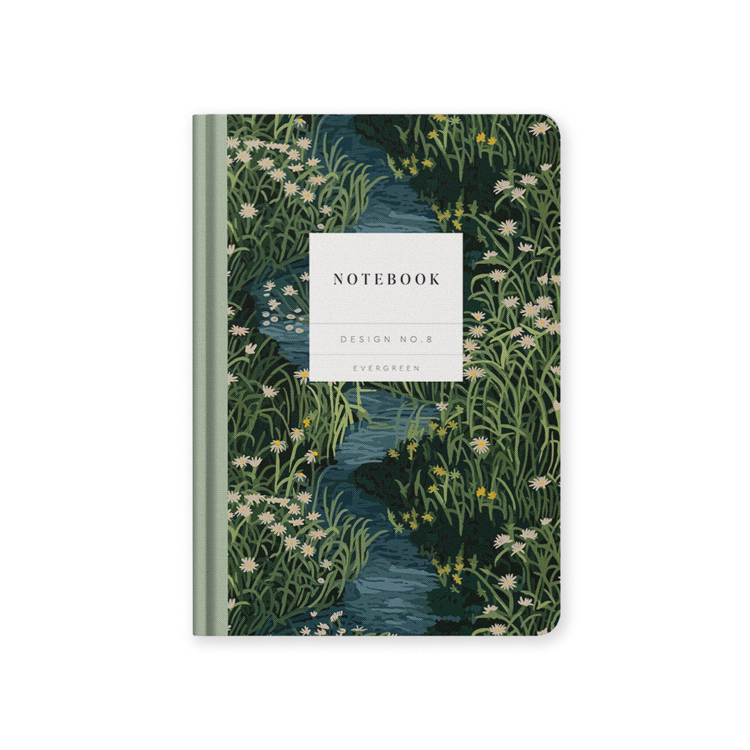 Design No.8 Marsh Daisies A5 Premium Hardback Notebook