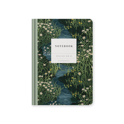 Design No.8 Marsh Daisies A5 Premium Hardback Notebook