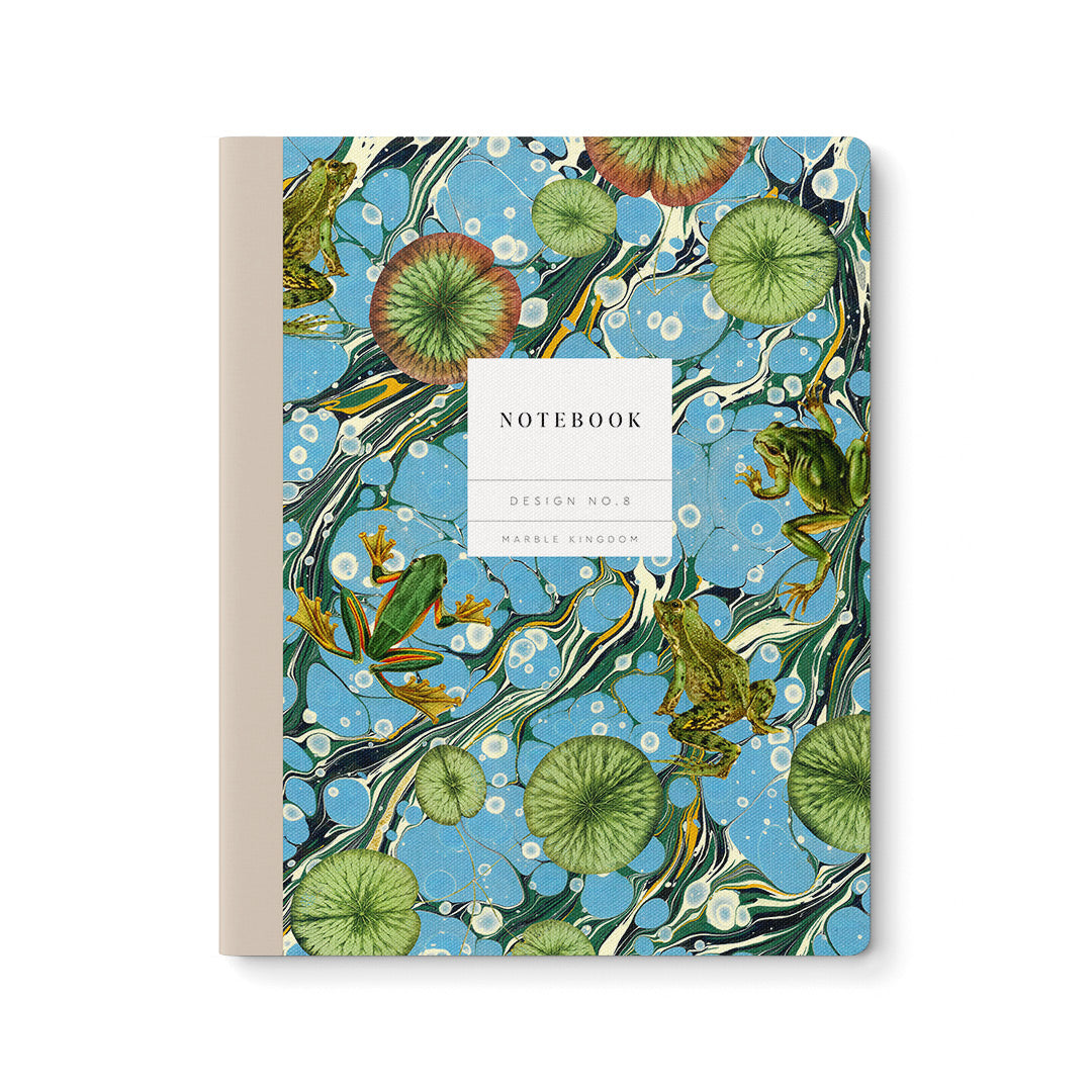 Ohh Deer Marble Pond Life A5 Exercise Book