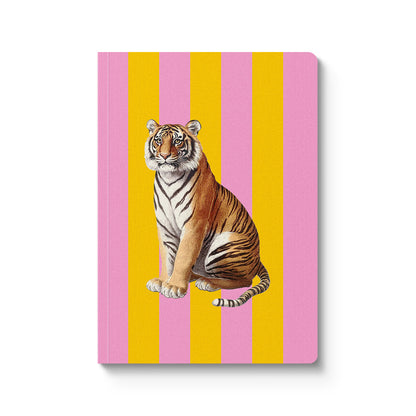 Striped Tiger A5 Premium Paperback Notebook