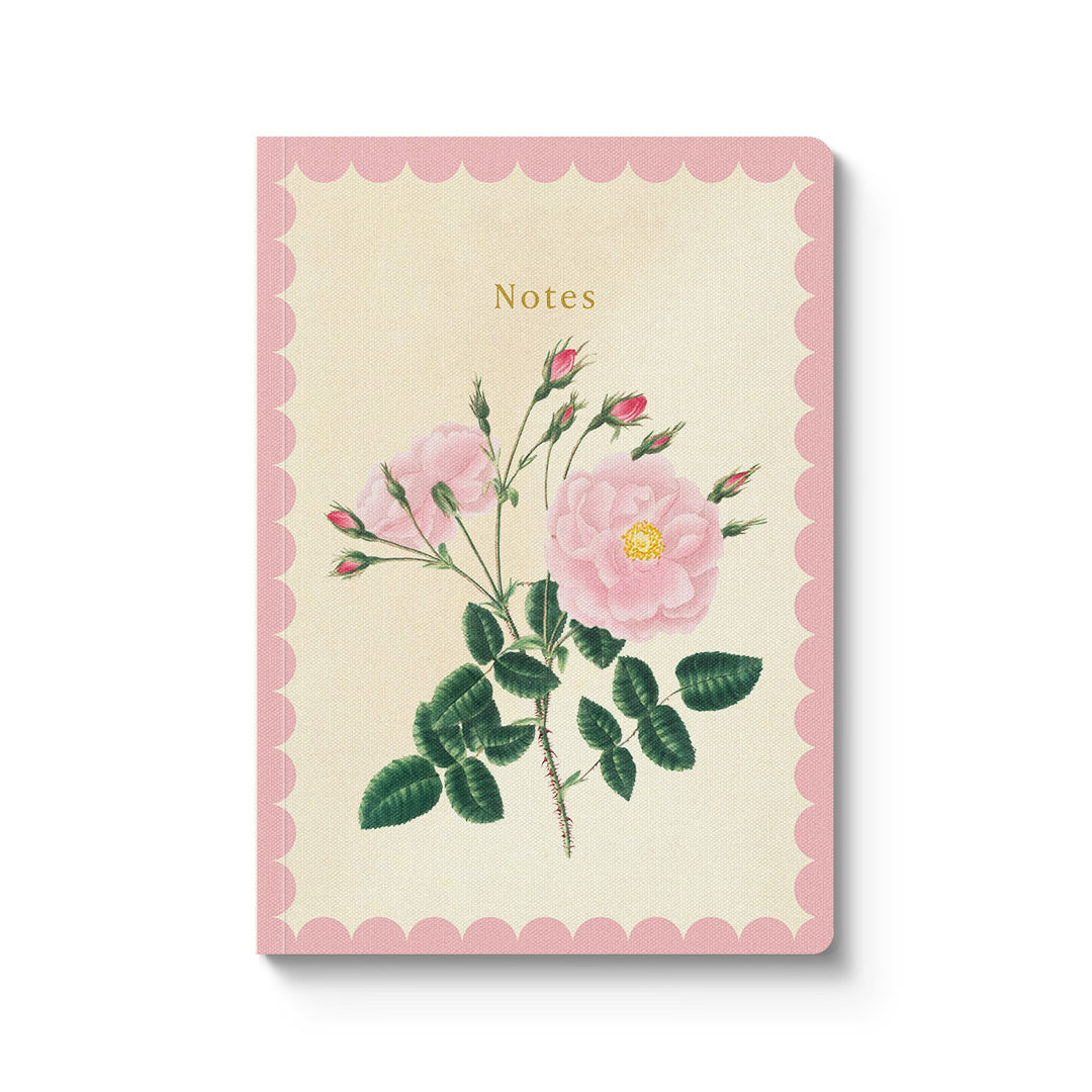 Rose Damascena A5 Paperback Notebook