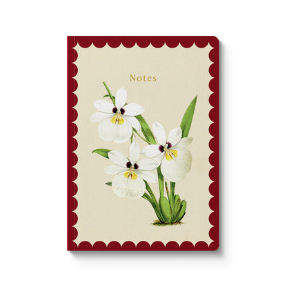White Orchid A5 Premium Paperback Notebook