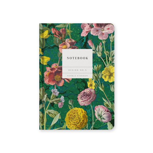 Marble Botanical Premium Hardback Notebook