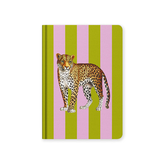 Stripe Leopard Premium Hardback Notebook