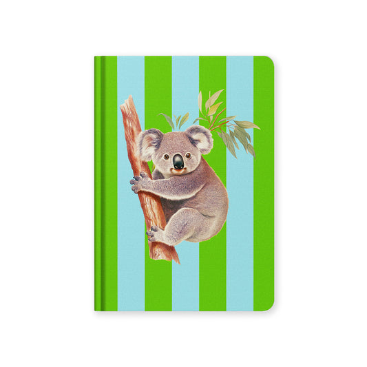 Stripe Koala Premium Hardback Notebook