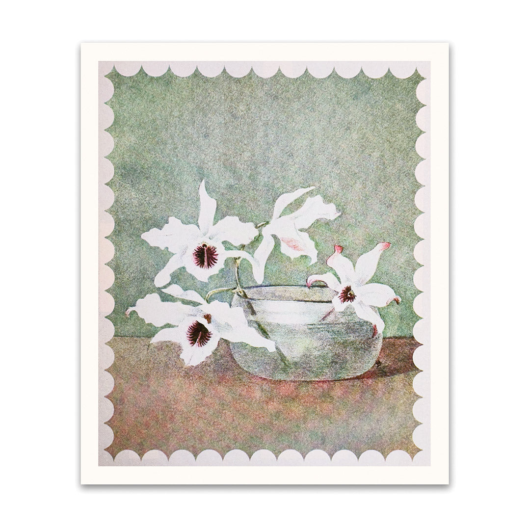 Orchid Water Riso Print