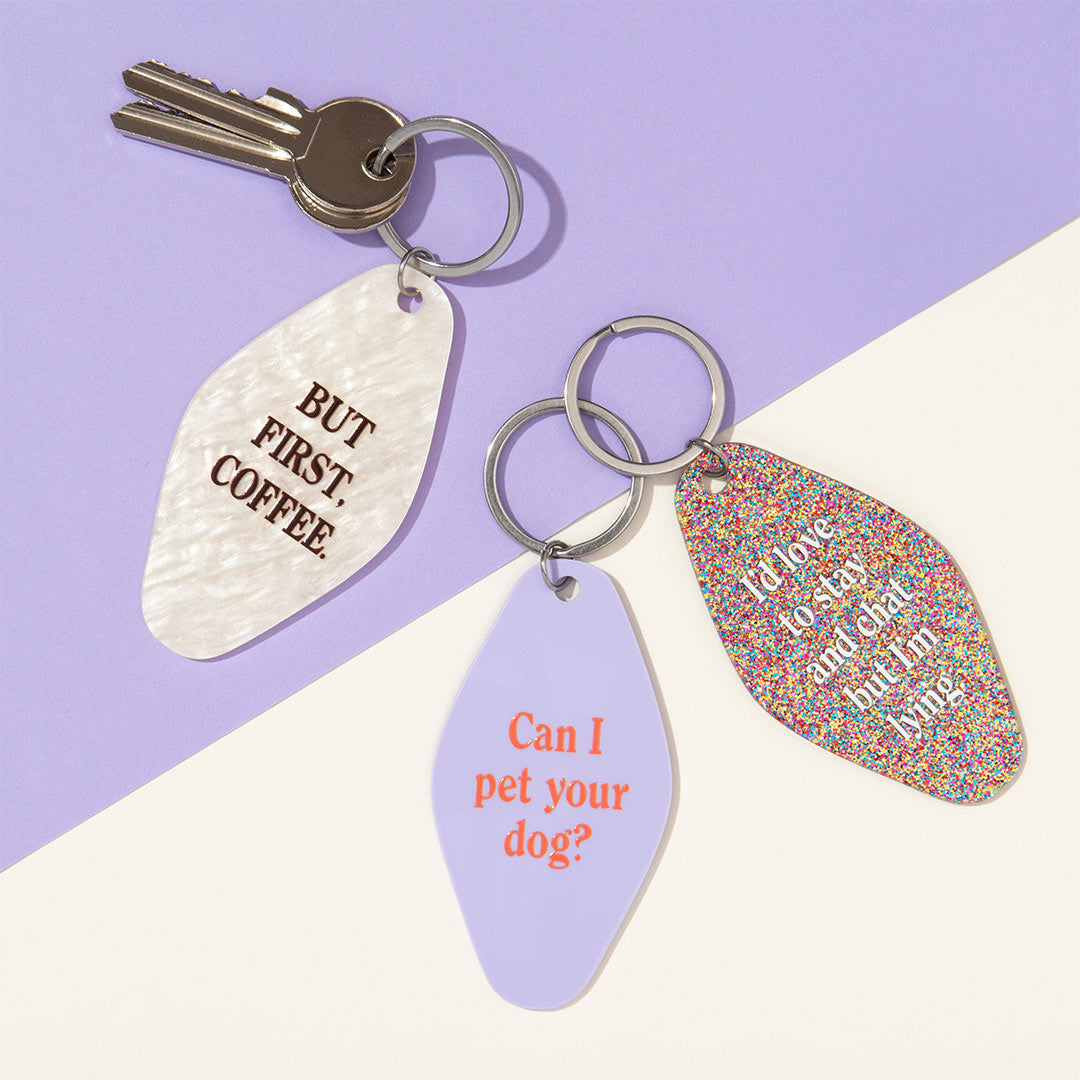 Pet Your Dog Keyring