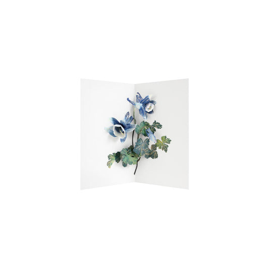 Columbine 3D Layered Greeting Card