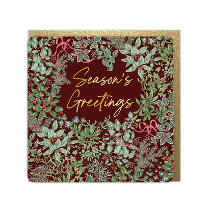 Laura Ashley x 3 Designs Greeting Card Square (Pack of 9)