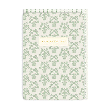 Fountain Flowers Greeting Card