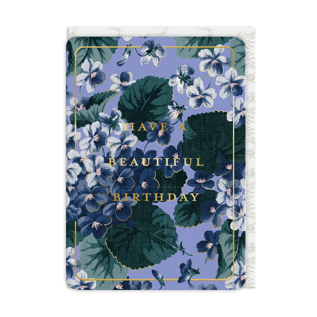 Garden Floral Birthday Card
