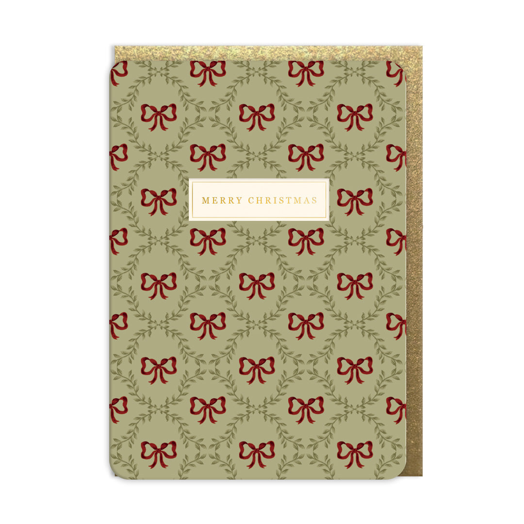 Bow Trellis Greeting Card