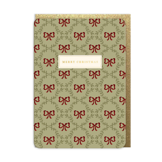 Bow Trellis Greeting Card