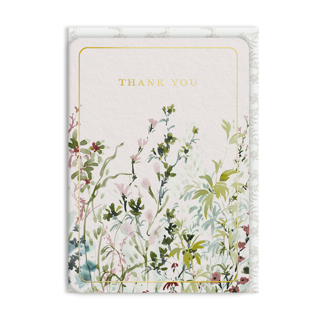 Pointon Fields Thank You Greeting Card