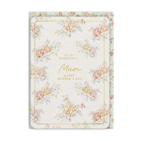 Bancroft Wonderful Mum Greeting Card