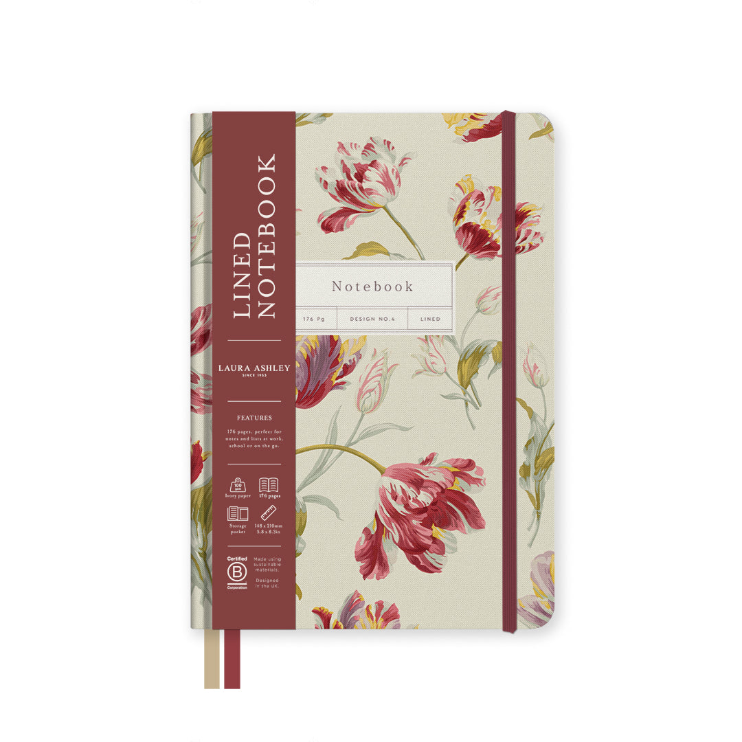 Ohh Deer Gosford Cranberry A5 Hardback Notebook
