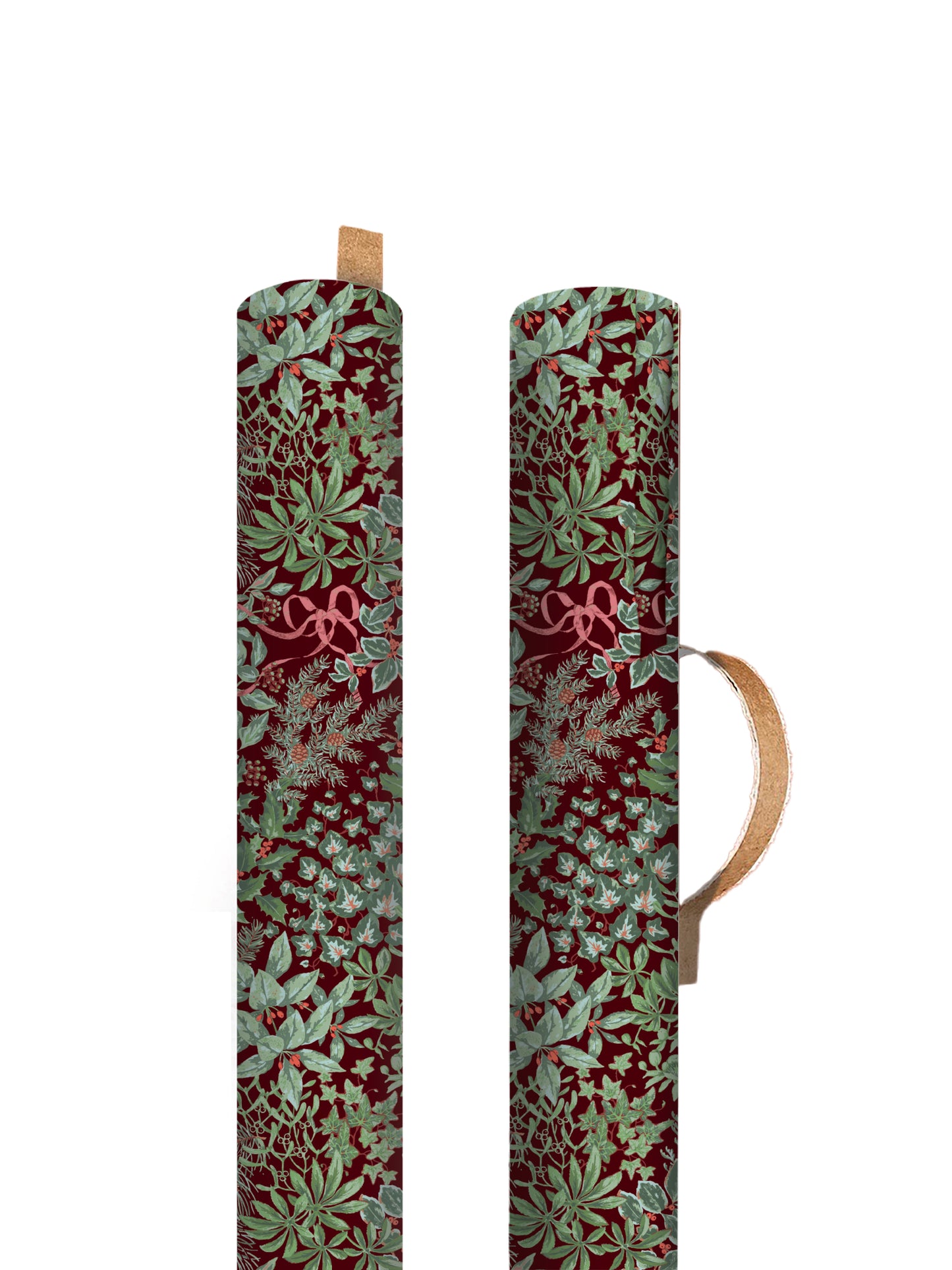 Holly and Bows Roll Wrap