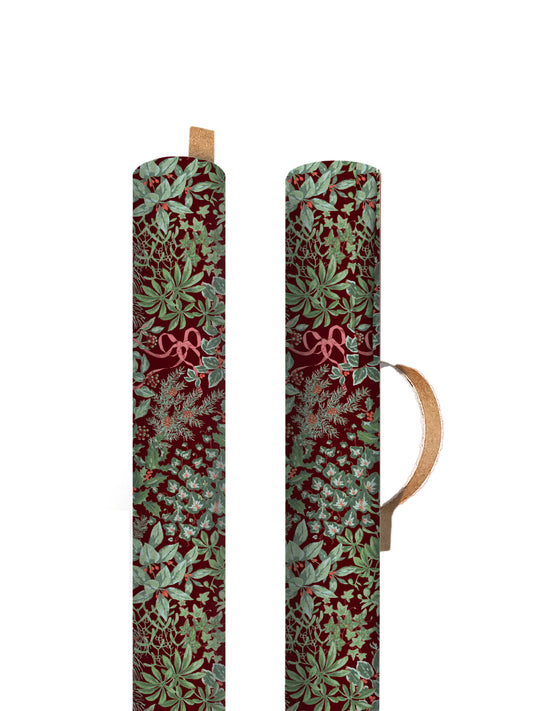 Holly and Bows Roll Wrap