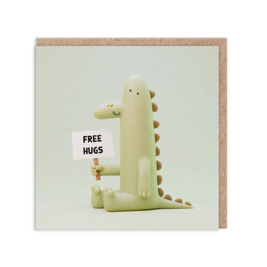 Model Dinosaur Greeting Card
