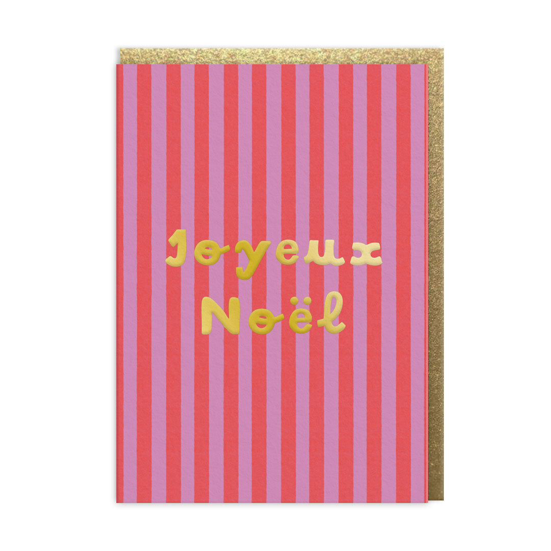 Joyeux Noel Greeting Card