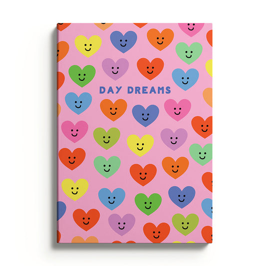 Day Dreams Hearts Notebook