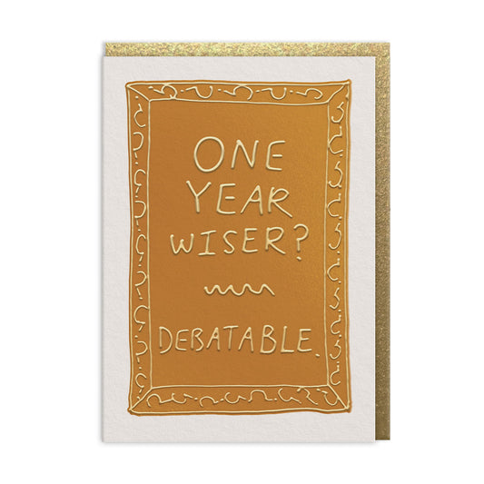 Debatable Greeting Card