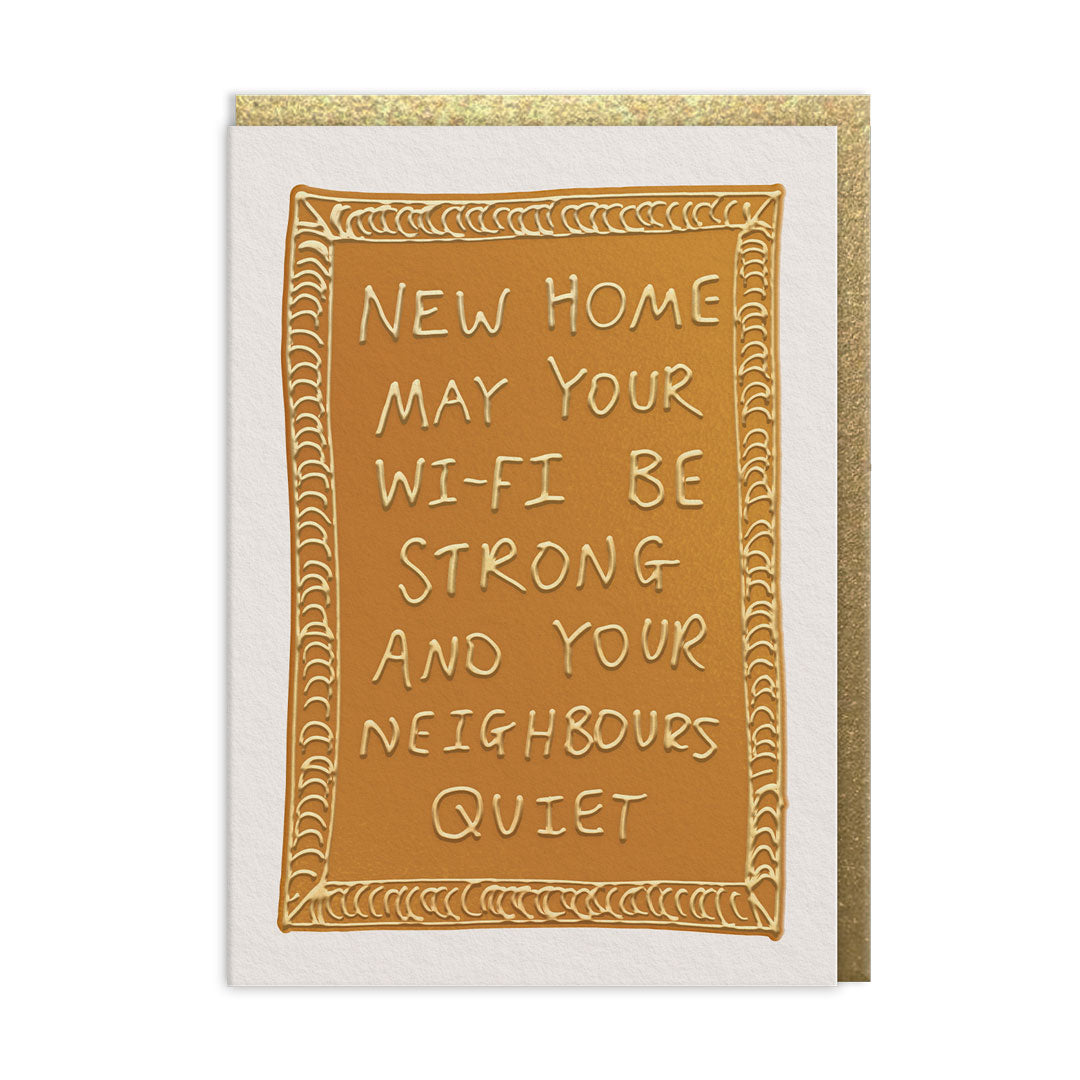 Quiet Neighbours Greeting Card