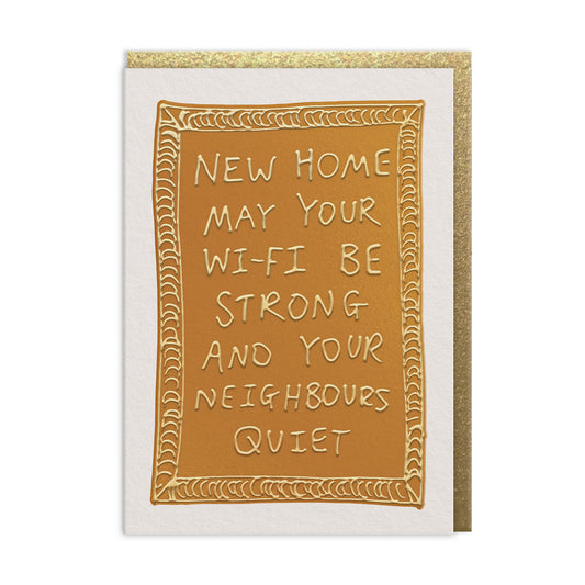 Quiet Neighbours Greeting Card