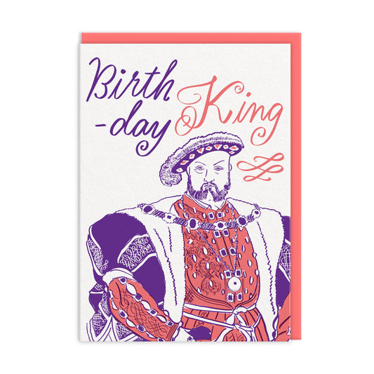Birthday King Greeting Card