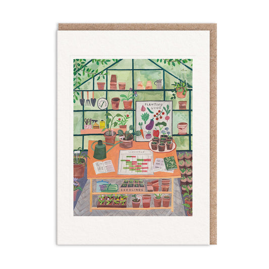 Greenhouse Greeting Card