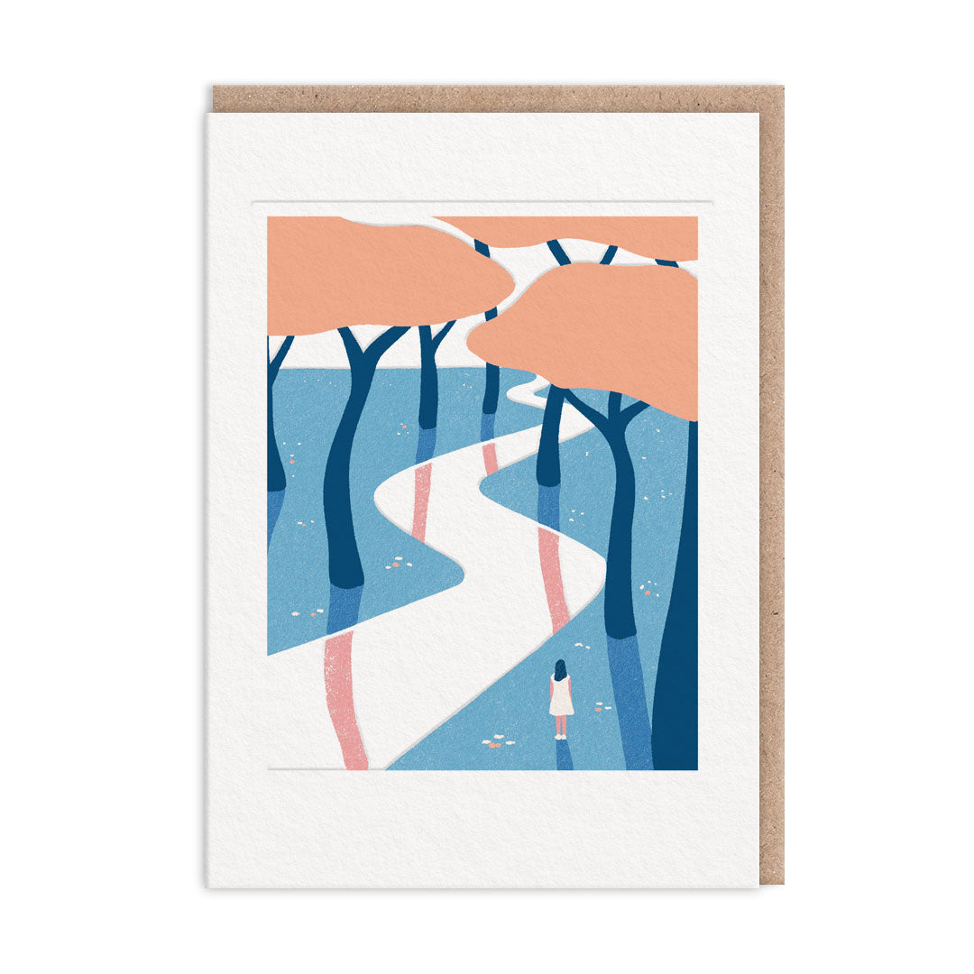 Blossom Trees Greeting Card (7x5)