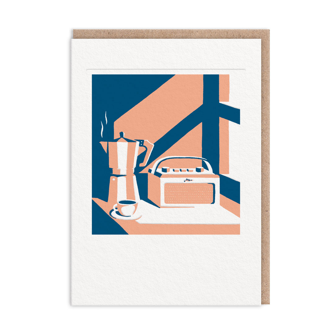 Coffee Greeting Card (7x5)