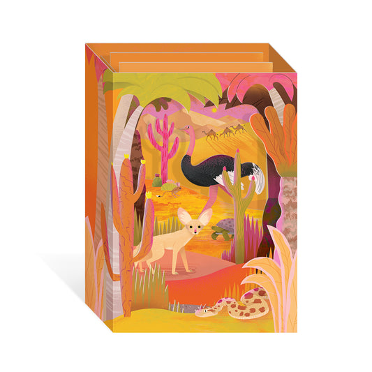 Sahara Desert Pop Up Greeting Card