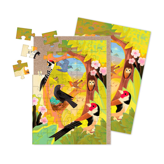 UK Birds Jigsaw Greeting Card