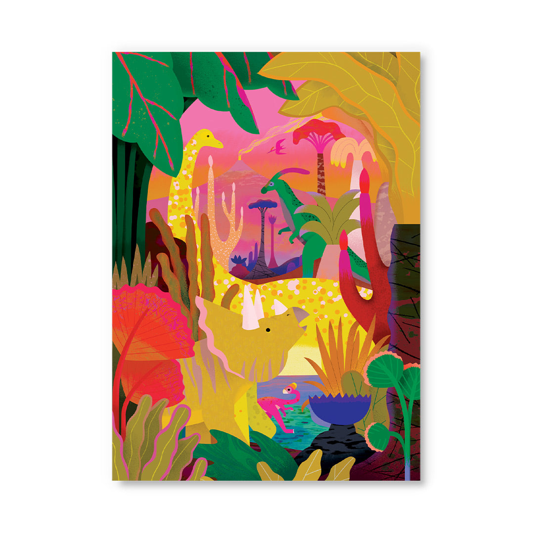 Prehistoric Herbivores Postcard