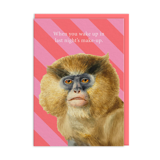 Last Night's Make Up Greeting Card