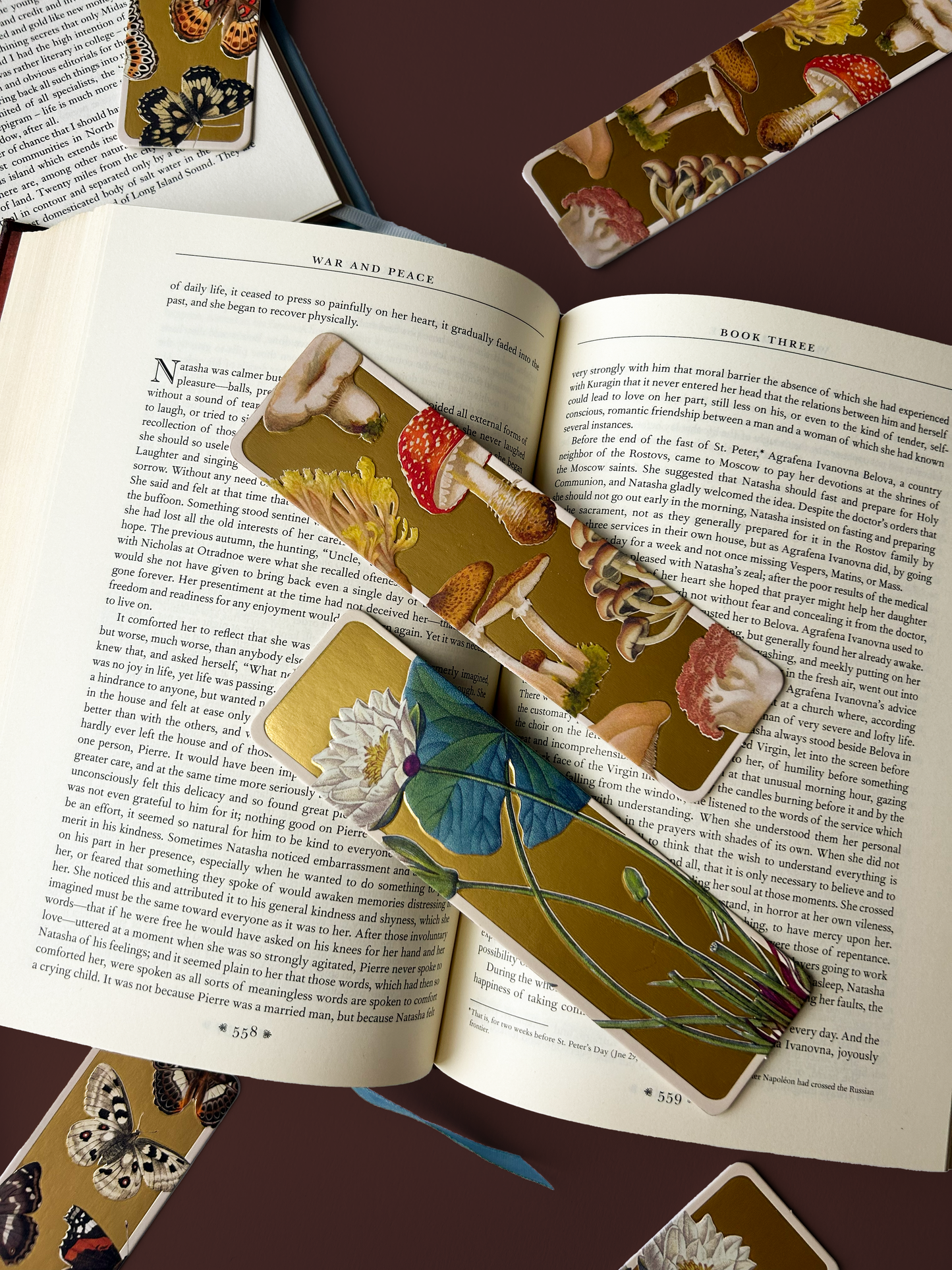 Natural World Butterfly Premium Bookmark