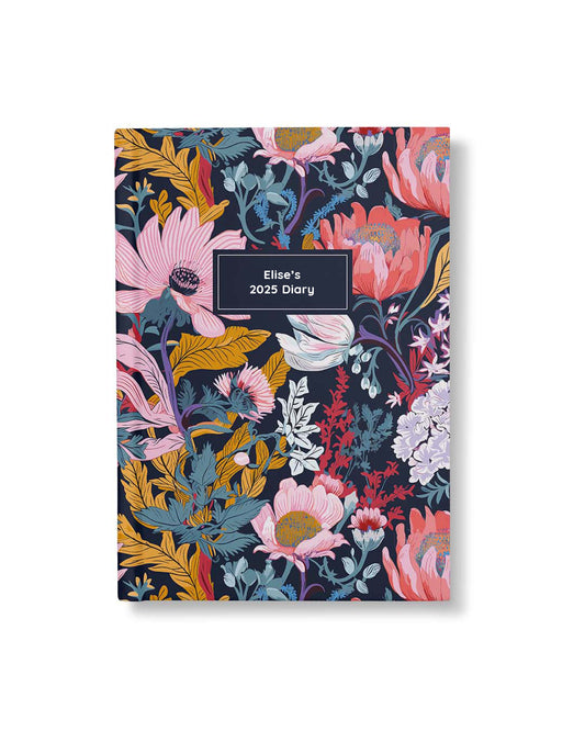 Floral Repeat 2025 Diary