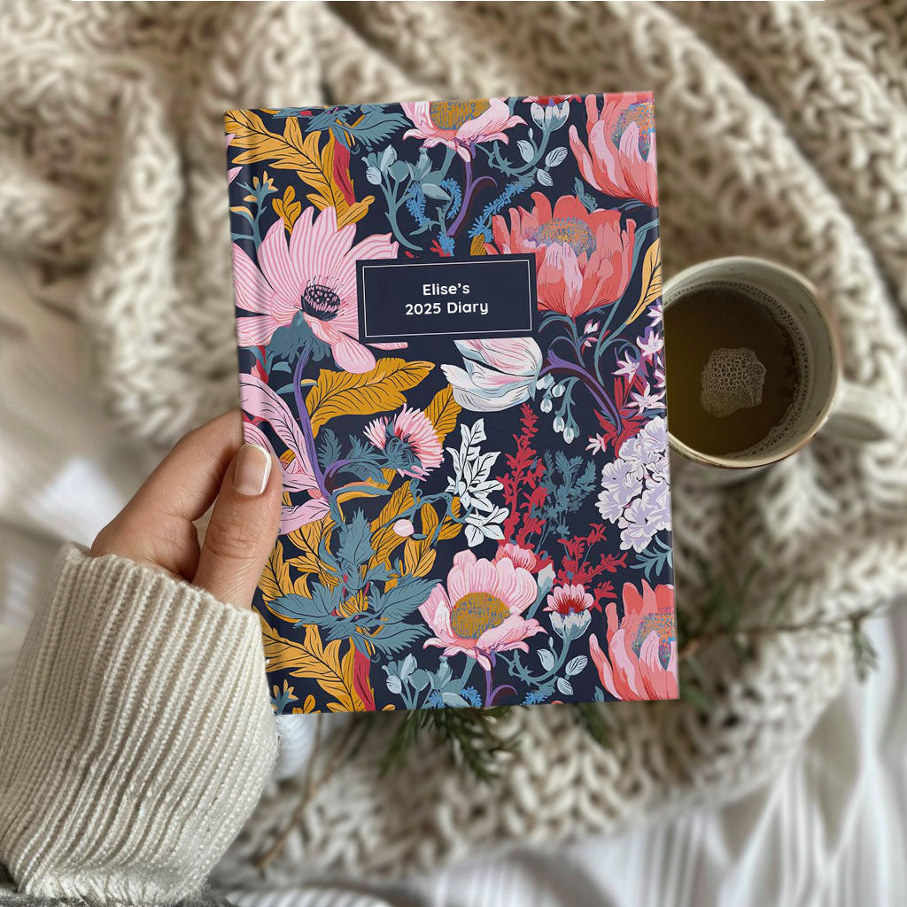 Floral Repeat 2025 Diary