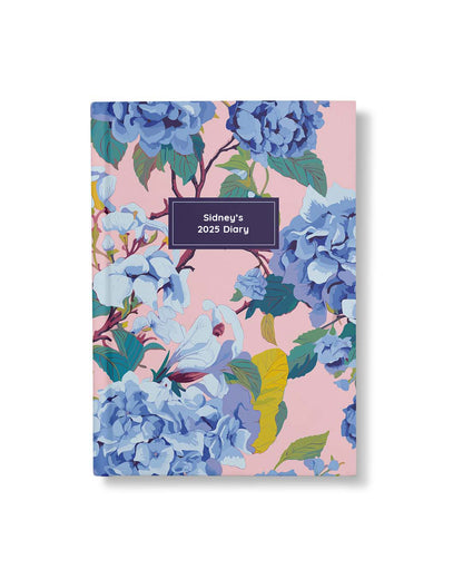 Blue Hydrangea 2025 Diary