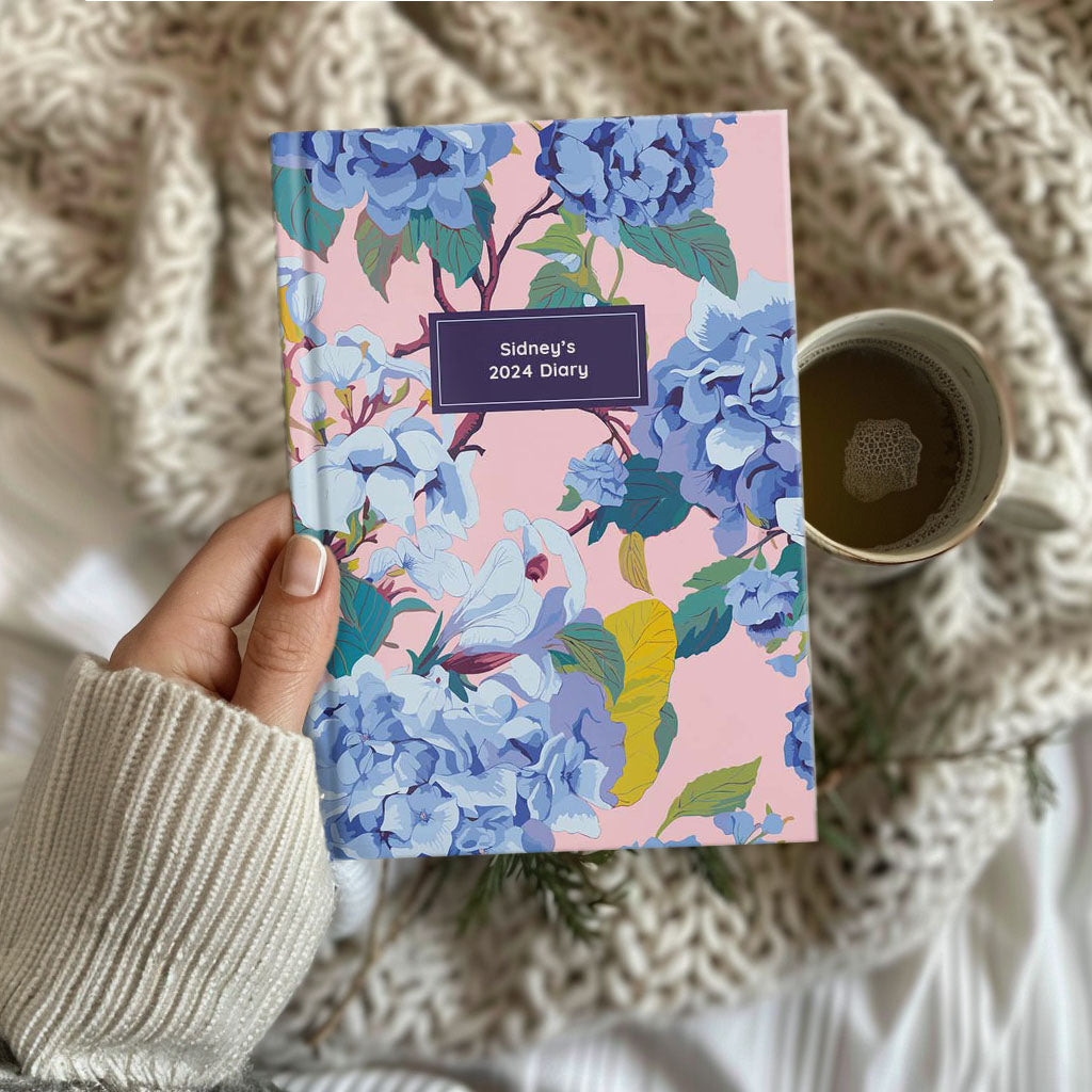 Blue Hydrangea 2025 Diary