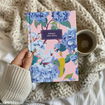 Blue Hydrangea 2025 Diary