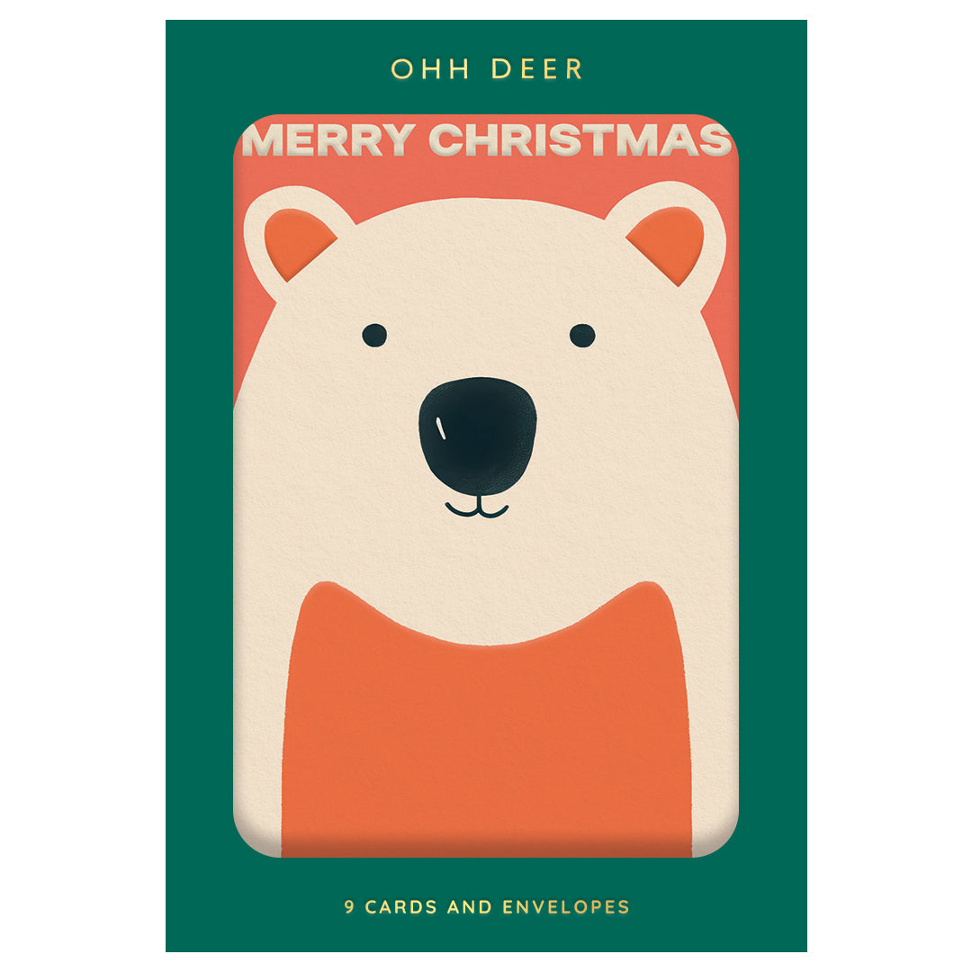 Pack of 9 Christmas Cards - Christmas Characters