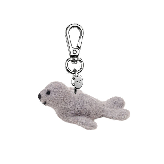 Sam The Seal Felt Keychain
